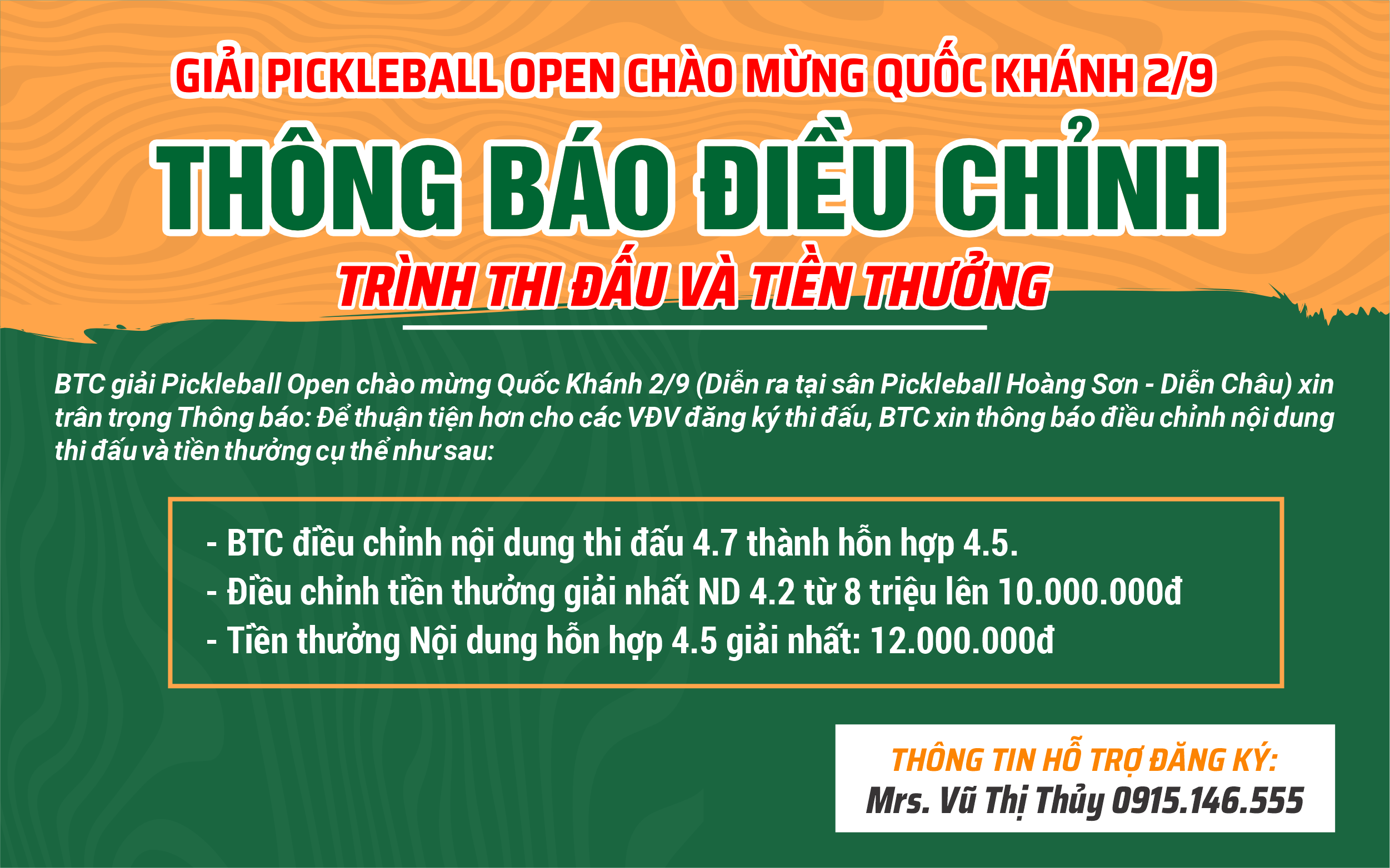 Giải Pickleball Diễn Châu